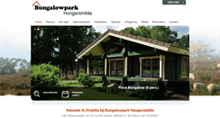 Desktop Screenshot of bungalowparkhoogersmilde.nl
