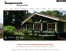 Tablet Screenshot of bungalowparkhoogersmilde.nl